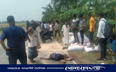 আত্রাইয়ে ভটভটি উল্টে চাপা পড়ে যুবকের মৃত্যু, আহত ২