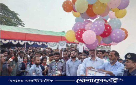 আত্রাইয়ে বর্ণিল আয়োজনে বিশ্বকবির ১৬৪ তম জন্মোৎসব উদযাপন