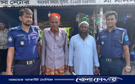 সেনাবাহিনী, পুলিশ ও ম্যাজিস্ট্রেটের যৌথ অভিযানে চাঁদাবাজ চক্রের ২ সদস্য আটক