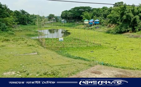 দখল-বেদখলে মৃত ভুবনেশ্বর নদ এখন মরা খালে পরিণত