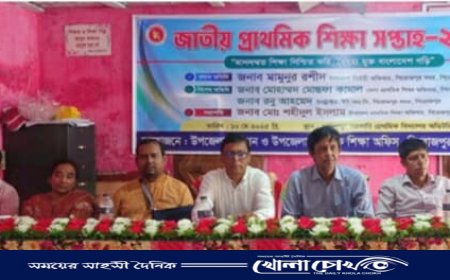পিরোজপুরে জাতীয় প্রাথমিক শিক্ষা সপ্তাহ ২০২৫ উদযাপিত