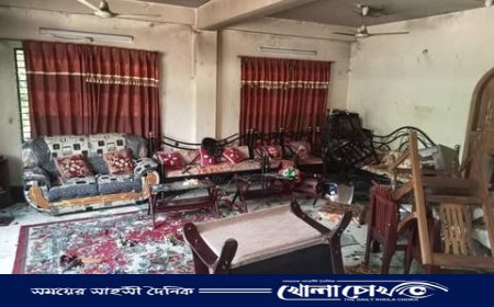 নোয়াখালীতে আওয়ামী লীগ নেতার বাড়িতে হামলা, ভাঙচুর ও অগ্নিসংযোগের অভিযোগ