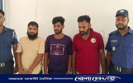 ফরিদপুরের সদরপুরে মাদকবিরোধী অভিযানে ৩ মাদক ব্যবসায়ী আটক