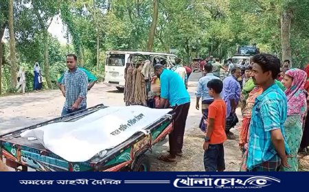 মধুখালীতে ট্রাক-মাইক্রোবাস সংঘর্ষে নারী নিহত, আহত ২
