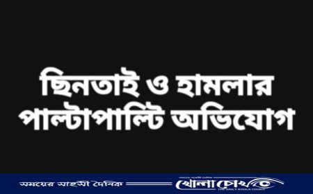 সিরাজদিখানে দিনেদুপুরে ছিনতাই ও হামলার পাল্টাপাল্টি অভিযোগ