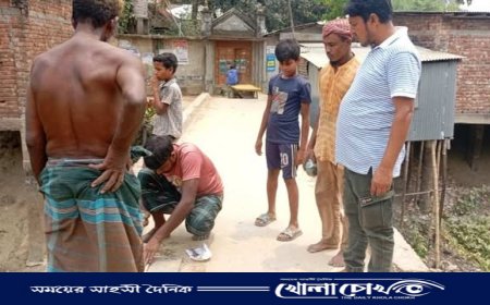 নওগাঁর আত্রাইয়ে ঝুঁকিপূর্ণ কালভার্ট, দুর্ভোগে ১০ হাজার মানুষ