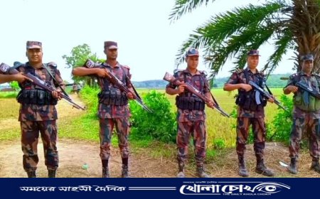 বিজয়নগর সীমান্তে পুশ-ইন ঠেকাতে বিজিবি ও স্থানীয়দের কঠোর অবস্থান