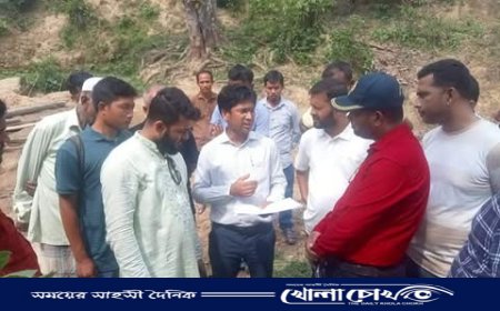 আলীকদম কলেজে ৫ তলা একাডেমিক ভবনের লে-আউট প্রদান