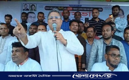 চরমানাইরে সেতু নির্মাণের প্রতিশ্রুতি শহিদুল ইসলাম বাবুলের