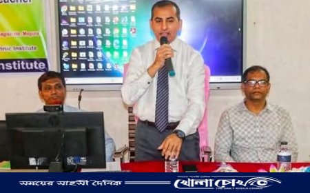 মাগুরা পলিটেকনিক ইনস্টিটিউটে অফিস ব্যবস্থাপনা বিষয়ে চারদিনব্যাপী প্রশিক্ষণ কর্মশালা শুরু
