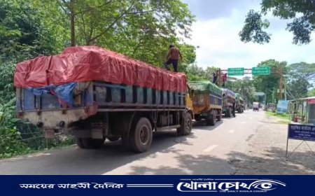 আখাউড়া স্থলবন্দর দিয়ে আগরতলায় মাছ রপ্তানি বন্ধ, নিষেধাজ্ঞায় স্থবিরতা বাণিজ্যে