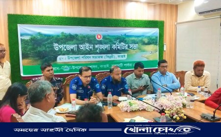 কাপ্তাইয়ে মাসিক আইন শৃঙ্খলা সভা: মাদক-চোরাচালান রোধ ও বজ্রপাত সচেতনতায় জোর