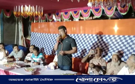 আলফাডাঙ্গা সদর বাজারে বর্ধিত সভা অনুষ্ঠিত, নির্বাচনী তফসিল ঘোষণা ১২ জুন