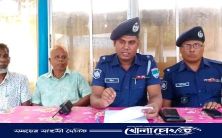 শ্রীপুরে অচেতন করে লুট: অপপ্রচারের বিরুদ্ধে পুলিশের প্রেস ব্রিফিং