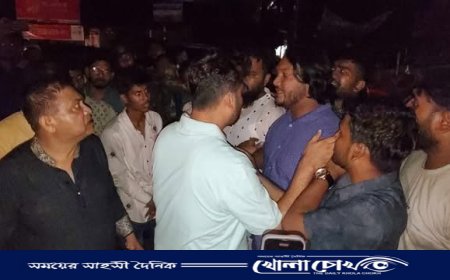 ফরিদপুরের নগরকান্দায় বৈষম্যবিরোধী ছাত্র নেত্রী বর্ষার উপর হামলা