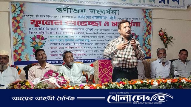 অপরাধীকে প্রশ্রয় দেওয়া যাবে না : সচিব কামরুজ্জামান চৌধুরী