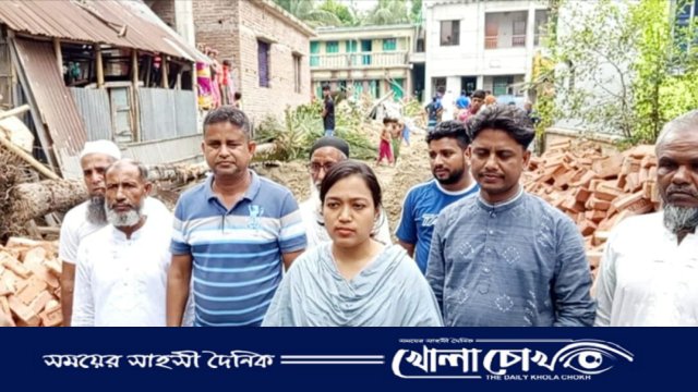 অবৈধ স্থাপনা উচ্ছেদ করে উন্নয়ন প্রকল্পের পথ সুগম করল প্রশাসন