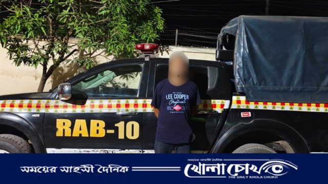 ফরিদপুরের ভাঙ্গায় হত্যা মামলার আসামী আকাশ গ্রেফতার