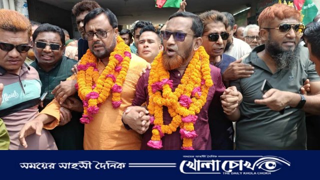 আখাউড়ায় জেলা বিএনপির নবনির্বাচিত নেতাদের বরণে গণসংবর্ধনা ও আনন্দ র‍্যালি