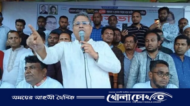 চরমানাইরে সেতু নির্মাণের প্রতিশ্রুতি শহিদুল ইসলাম বাবুলের
