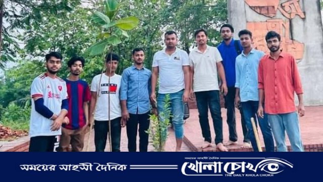 কুবিতে ছাত্রদলের বৃক্ষরোপণ কর্মসূচি বাস্তবায়ন