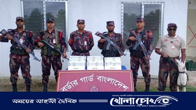 কাজু বাদাম, আমের ক্যারেট ও তামাকের প্যাকেটে মায়ানমার থেকে সিগারেট পাচার