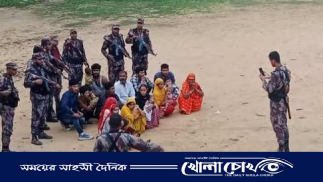 আচালং সীমান্তে বিএসএফের পুশইন, নারী-শিশুসহ ১৯ জন বাংলাদেশে ঠেলে দিল