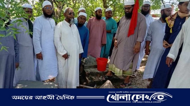 আত্রাইয়ে কথিত মাজার নির্মাণের অপচেষ্টা, প্রতিহত করলেন তাওহীদি জনতা