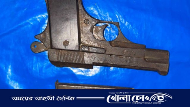 ফরিদপুরে বিদেশি পিস্তলসহ যুবক গ্রেফতার