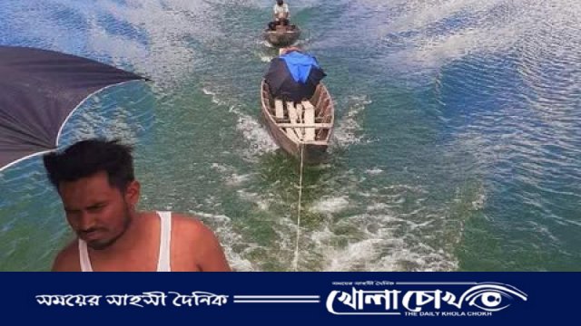 কাপ্তাই লেকে নিষিদ্ধ মৌসুমে মাছ ধরার অপরাধে জাল ও নৌকা জব্দ