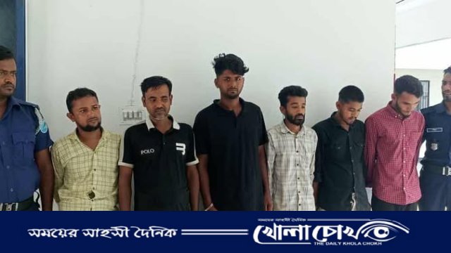 সদরপুরে মাদকবিরোধী অভিযানে ব্যবসায়ীসহ আটক ৬