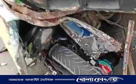 মাগুরায় বাস-মোটরসাইকেল সংঘর্ষে ৩ যুবক নিহত