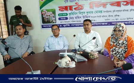 শ্রীনগরে মাশরুম চাষে মাঠ দিবস উদযাপন