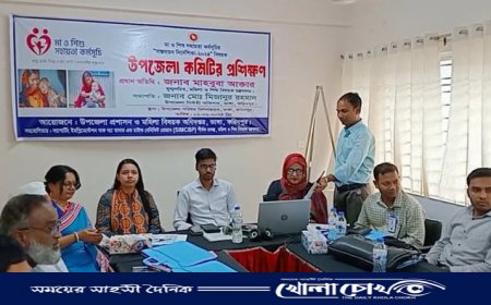 ভাঙ্গায় মা ও শিশু সহায়তা কর্মসূচির বাস্তবায়ন নির্দেশিকা - ২০২৪ বিষয়ক প্রশিক্ষণ কর্মশালা অনুষ্ঠিত