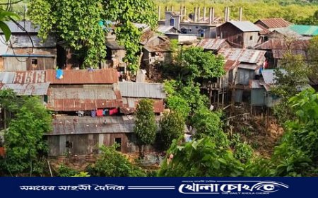 পাহাড় ধসের আশঙ্কায় কাপ্তাইয়ের ৫০০ পরিবার ঝুঁকিতে, নিরাপদ আশ্রয়ে নিতে প্রশাসনের জোর চেষ্টা