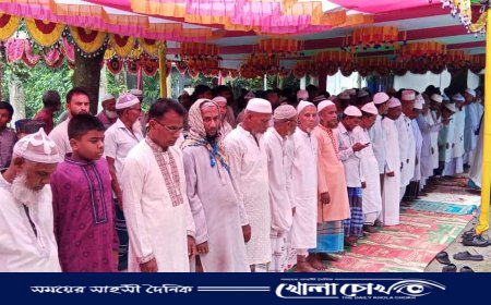 মধ্যপ্রাচ্যের সঙ্গে মিল রেখে আলফাডাঙ্গা ও বোয়ালমারীতে ১৩ গ্রামে আগাম ঈদ উদযাপন