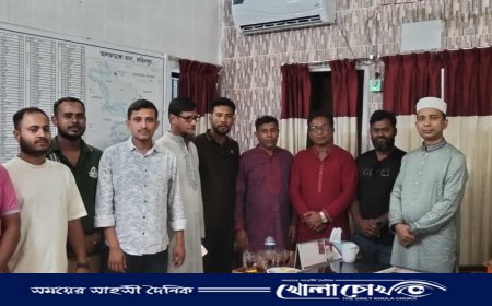 আলফাডাঙ্গায় নবাগত ওসির সঙ্গে সাংবাদিকদের মতবিনিময়
