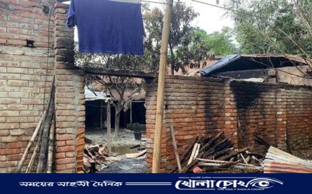 পুঠিয়ায় ব্যবসায়ীর বাড়িতে হামলা: অভিযোগ বিএনপি নেতার বিরুদ্ধে