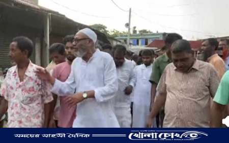 আত্রাইয়ে ঈদ শুভেচ্ছা বিনিময় ও জনসংযোগে বিএনপি নেতা আনোয়ার হোসেন বুলু