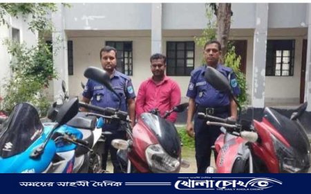 বালিয়াকান্দিতে চোরাই মোটরসাইকেলসহ মেকানিক গ্রেপ্তার
