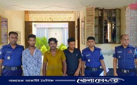 সালথায় আন্তঃজেলা ডাকাত দলের দুই সদস্য গ্রেপ্তার