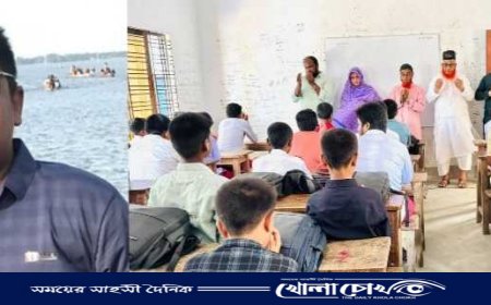 আত্রাইয়ে মেধাবী শিক্ষার্থী সৌরভের মৃত্যুতে কলকাকলী শিক্ষা পরিবারে দোয়া মাহফিল