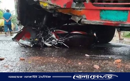 সৈয়দপুরে মোটরসাইকেল-নৈশকোচ সংঘর্ষে দুই শ্রমিক নিহত