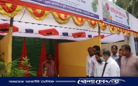 মাগুরায় শুরু হয়েছে তিন দিনব্যাপী জাতীয় ফল মেলা