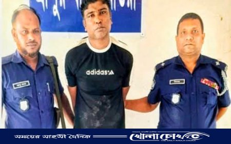 মাগুরায় ১৮ মাদক মামলার পলাতক আসামি বাবু আটক