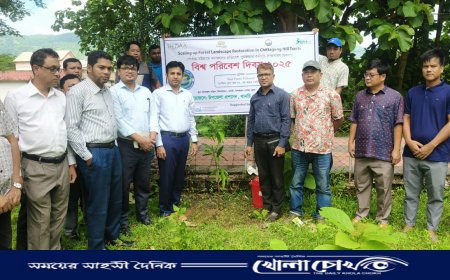 থানচিতে বিশ্ব পরিবেশ দিবস ও বৃক্ষরোপণ কর্মসূচি উদযাপন