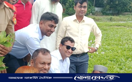 আলফাডাঙ্গায় বিশ্ব পরিবেশ দিবসে বৃক্ষরোপণে দৃষ্টান্ত স্থাপন ইউএনও’র