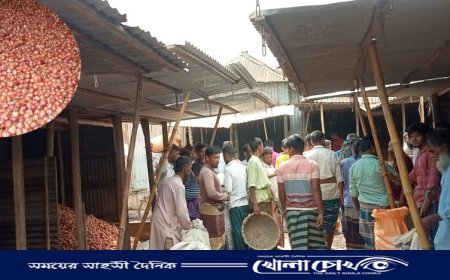 সালথায় পেঁয়াজের দরপতনে হতাশ কৃষক