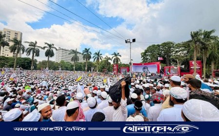 সোহরাওয়ার্দীতে ইসলামী আন্দোলনের মহাসমাবেশে জনতার ঢল