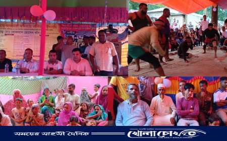 ফরিদপুরের মধুখালীতে জমজমাট হাডুডু টুর্নামেন্টের ফাইনাল খেলায় লক্ষ্মীনারায়ণপুরের জয়